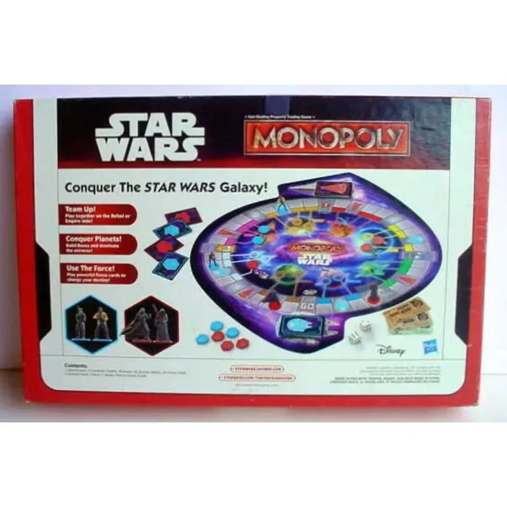 STAR WARS THE FORCE AWAKENS - Monopoly Board Game 2015 Edition  complete